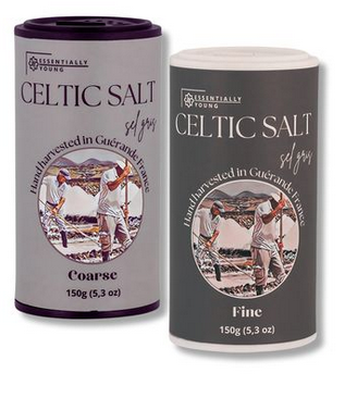 Celtic Salt Shaker Bundle - 150g Coarse & Fine Shakers