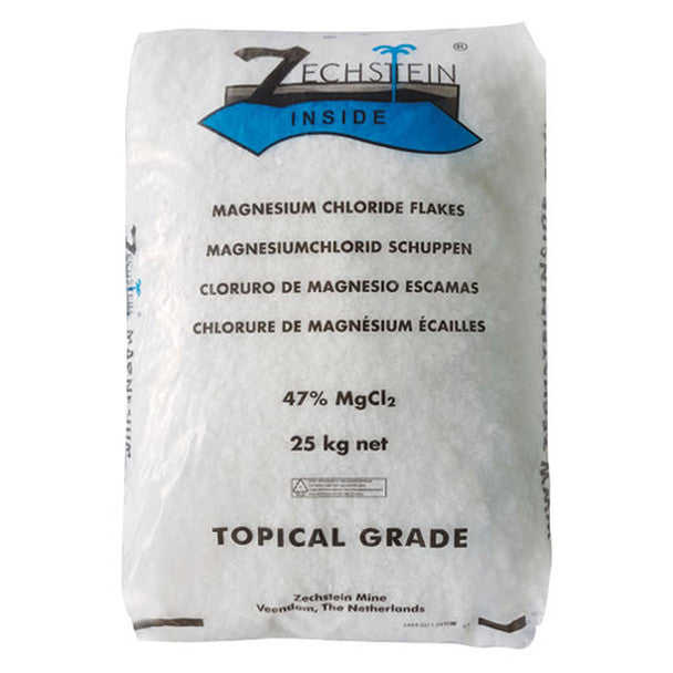 MAGNESIUM CHLORIDE FLAKES IMPORTED 25KG-  Bulk Importers of Zechstein brand from The Netherlands